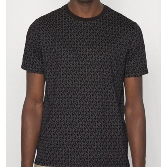Michael Kors MK Insignia T-shirt Black Men's Size 2XL XXL - Picture 1 of 5